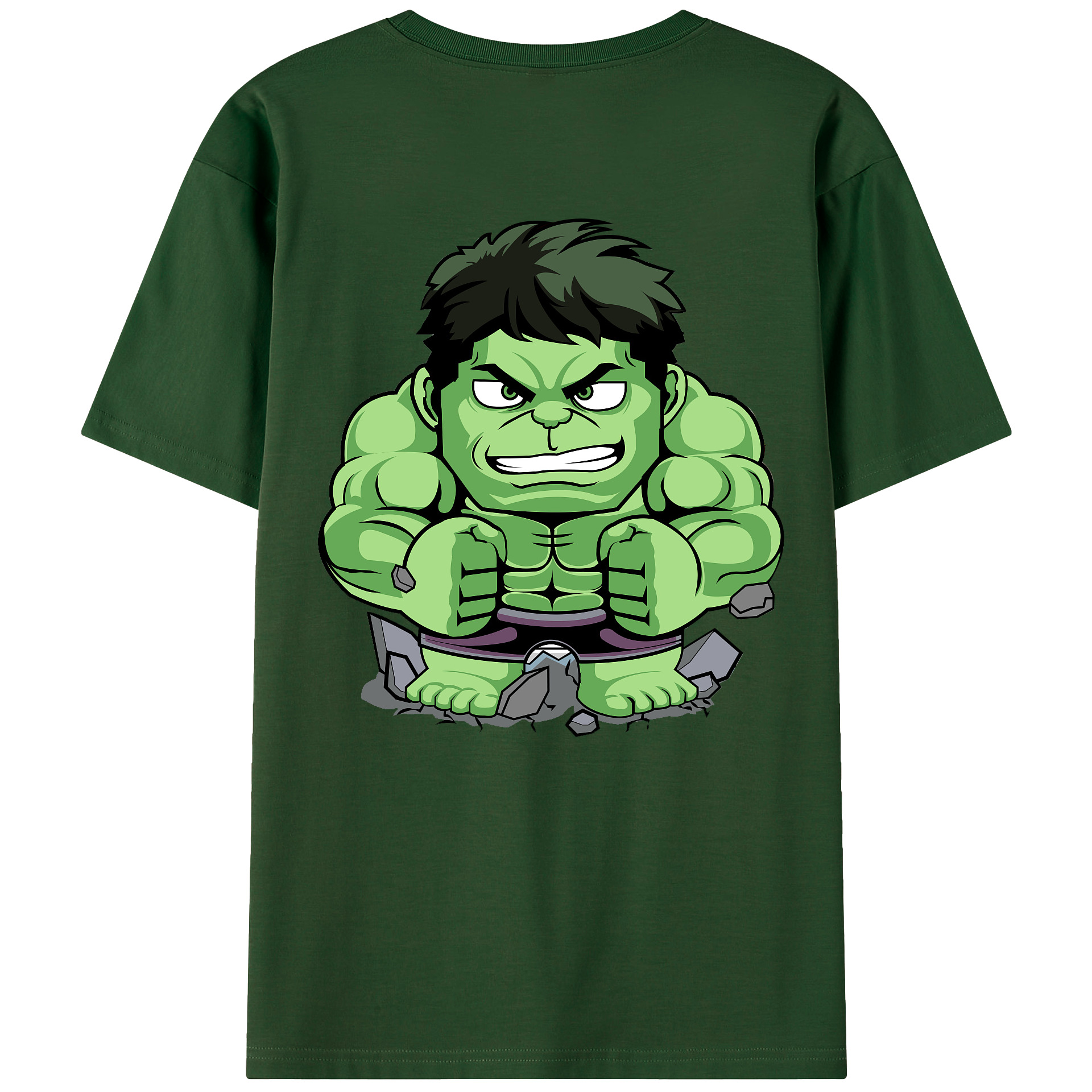 （画像用） アベンジャーズ The Avengers 綿100％半袖Tシャツ（背面プリント）